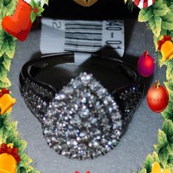 Christmas Blinging Rain Drop Ring