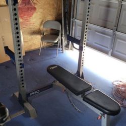 Fitness Gear Pro Weight Bench/Squat Rack 