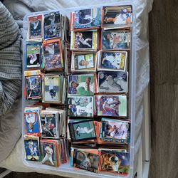 Baseball card collection from the 80s, 90s, and early 2000s