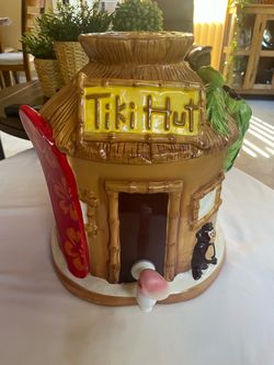 Target Home "Tiki Hut" Ceramic Beverage Dispenser (2 Gallon)
