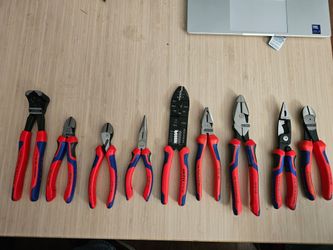 Knipex pliers set of 9 new without box