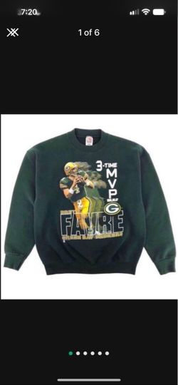 Brett Favre Green Bay Packers Vintage Crewneck Sweatshirt