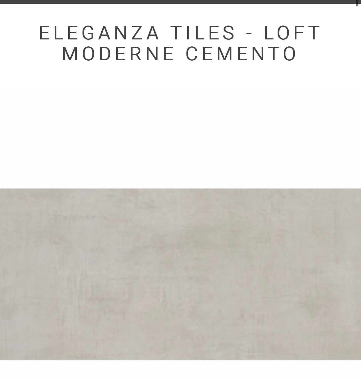 Eleganza Tile Loft Cemento