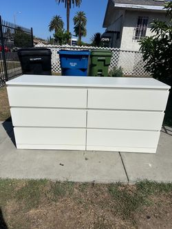 White dresser