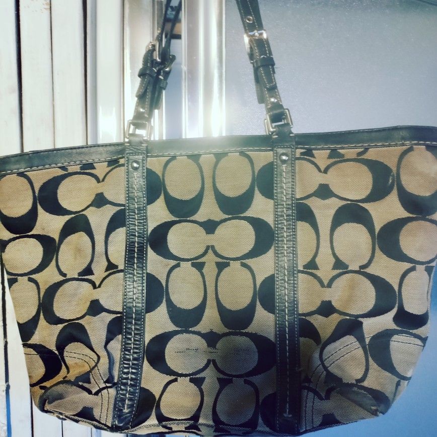 Coach Canvas Handbag