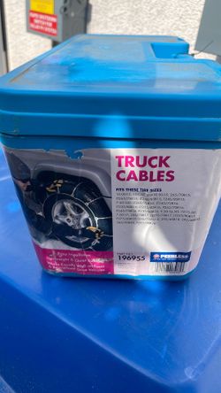 Snow truck tire cables - Brand New box never opened fits 15 to 20 inch tires