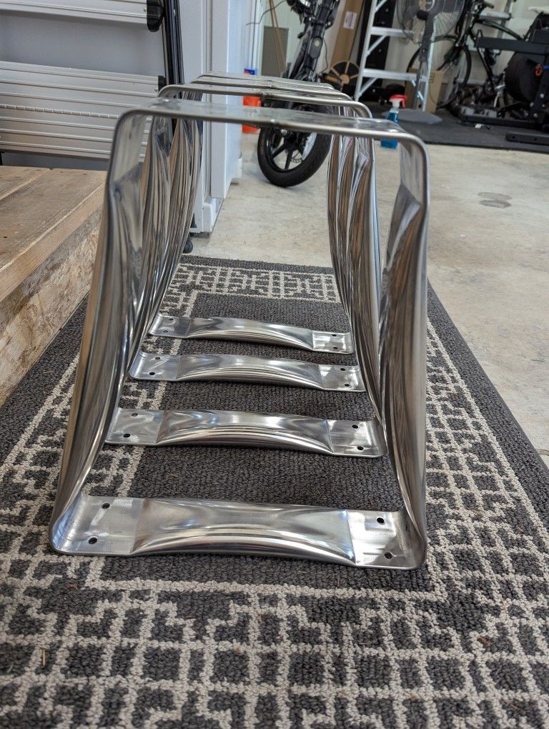 Stainless Steel Bench or Coffee Table Legs