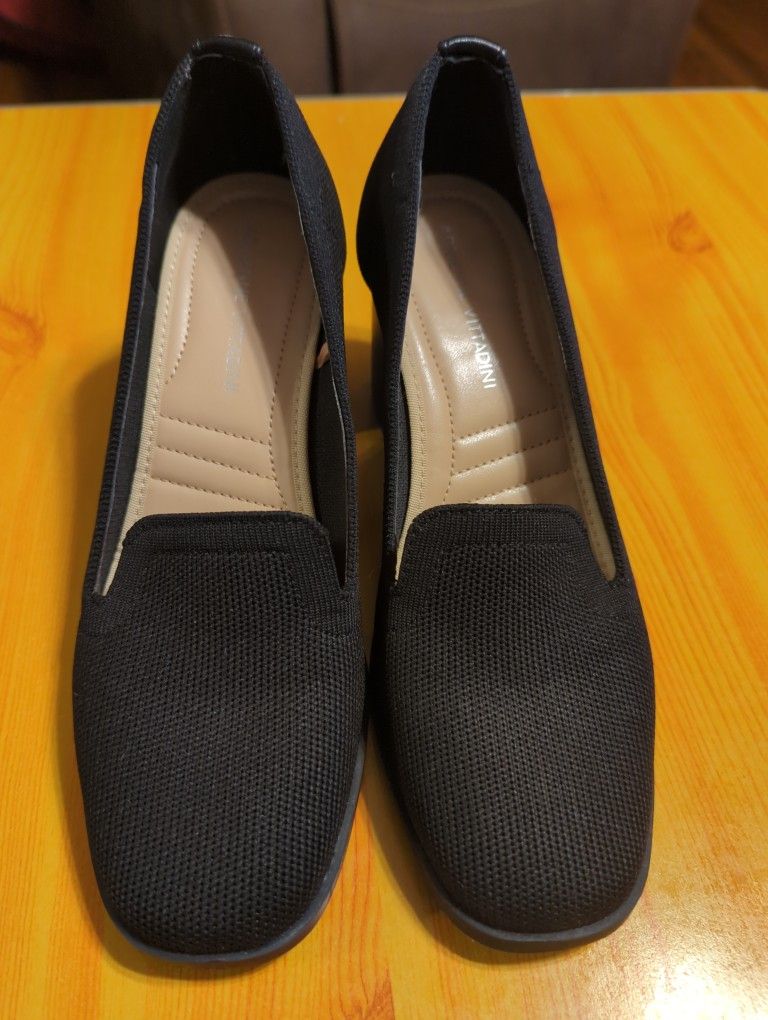 Women's Stretch Heeled Slip-on Pumps Shoes.
