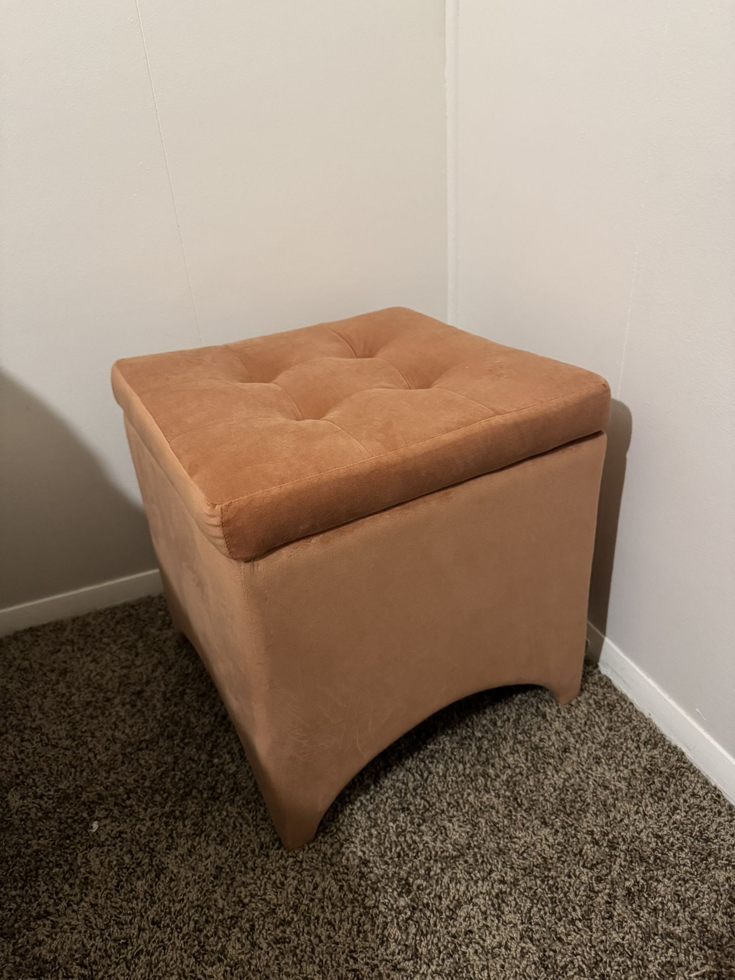 Orange Ottoman