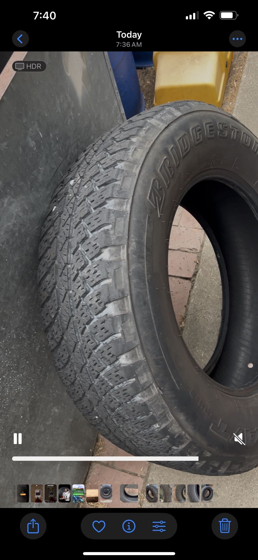 Two All Terrain Tires 60 For Both.