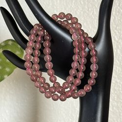 6.6mm Strawberry Necklace Or Bracelets 🍓