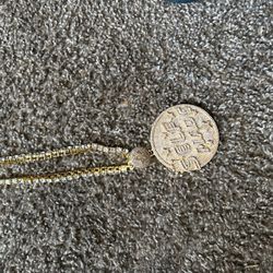 Yellow Gold Self Made Charm And Chain