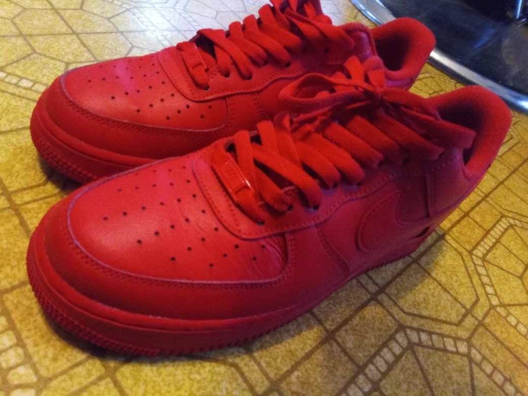 Red Air Force Ones For Sale