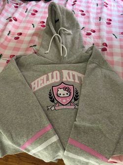 Hello kitty crop top hoodie