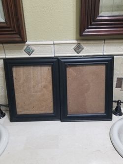 Set of 2 Black Frames-11×14 in (for 8×10 in. pics, etc.)