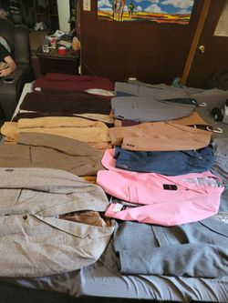 Over 200 suits/blazers/dress shirts ties