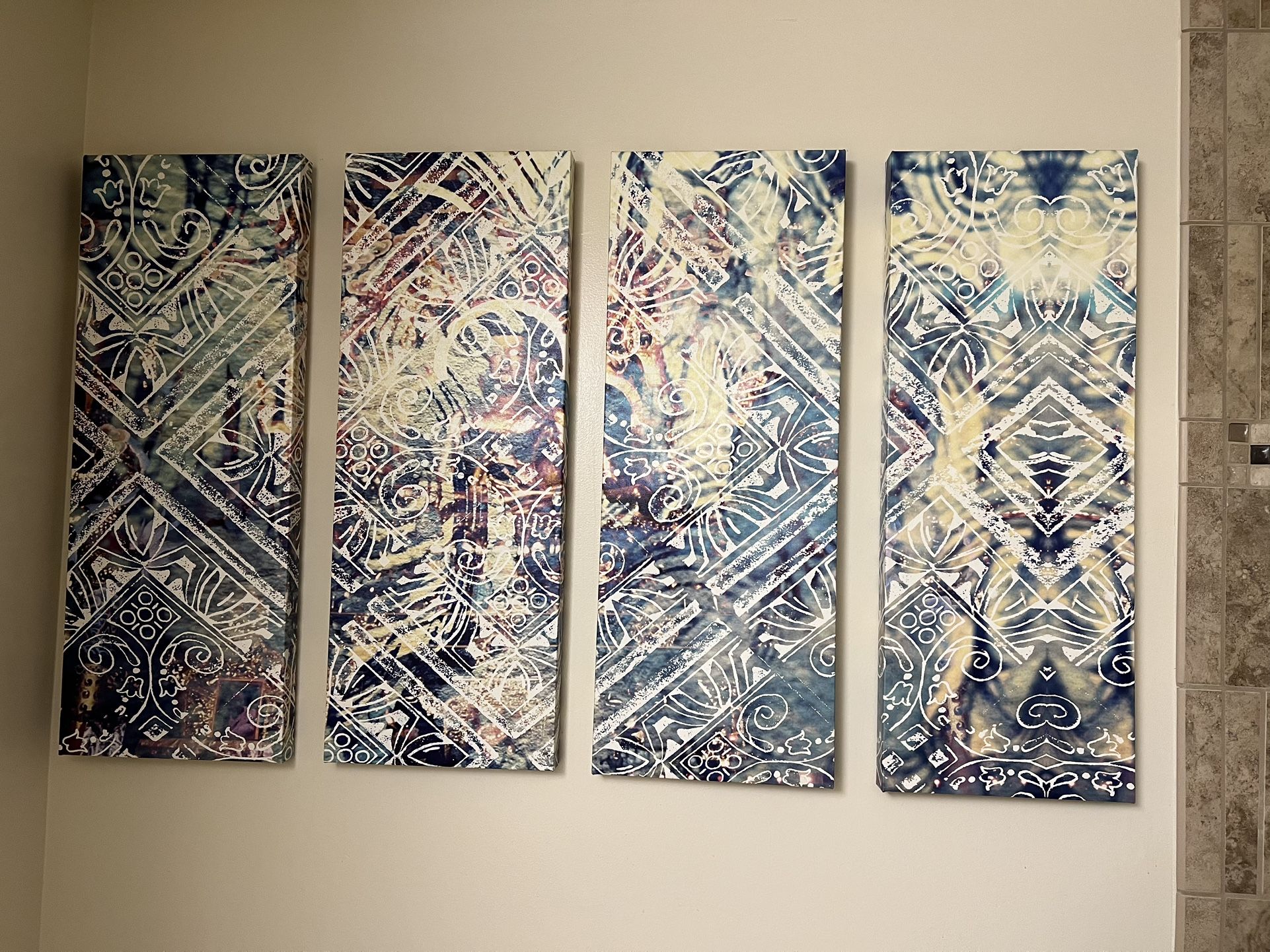 Four Colorful Canvas Print