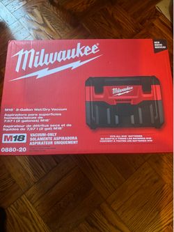 Milwaukee M18 2-Gallon Wet/Dry Vacuum (0880-20)