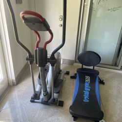 Total Gym and Eliptical. Must Go. $250