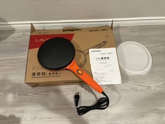 Non-Stick Pan Instant Crepe Maker, Crepe Maker Non Stick Electric Pan