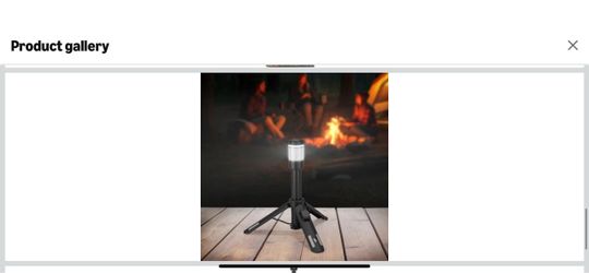 Infinity X1 Telescopic Camp Light, 2000 Lumens, Adjustable Height up to 6.3 ft, Remote Control, Tripod Stand, 40-Hour Runtime