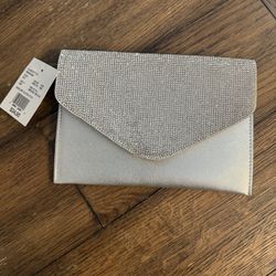 Silver Clutch - Perfect For weddings & formals