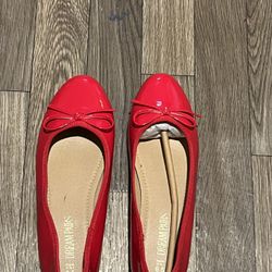 Dream Pairs Red Ballet Flats Size 6.5