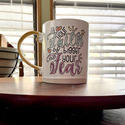 **NWT** Spectrum Designsz Mug - “Let Your Faith Be Bigger Than Your Fear” - 2020