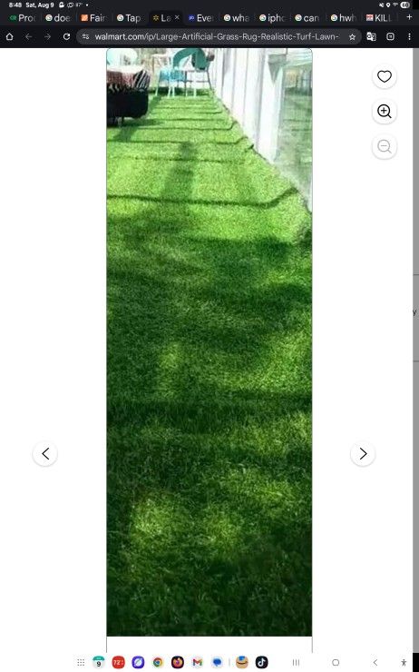 Fairway Artificial Turf  - Large ROLL Green Polyester Rug