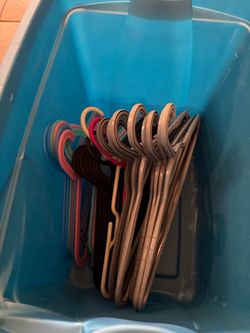 Mixed Plastic Clothes Hangers Lot