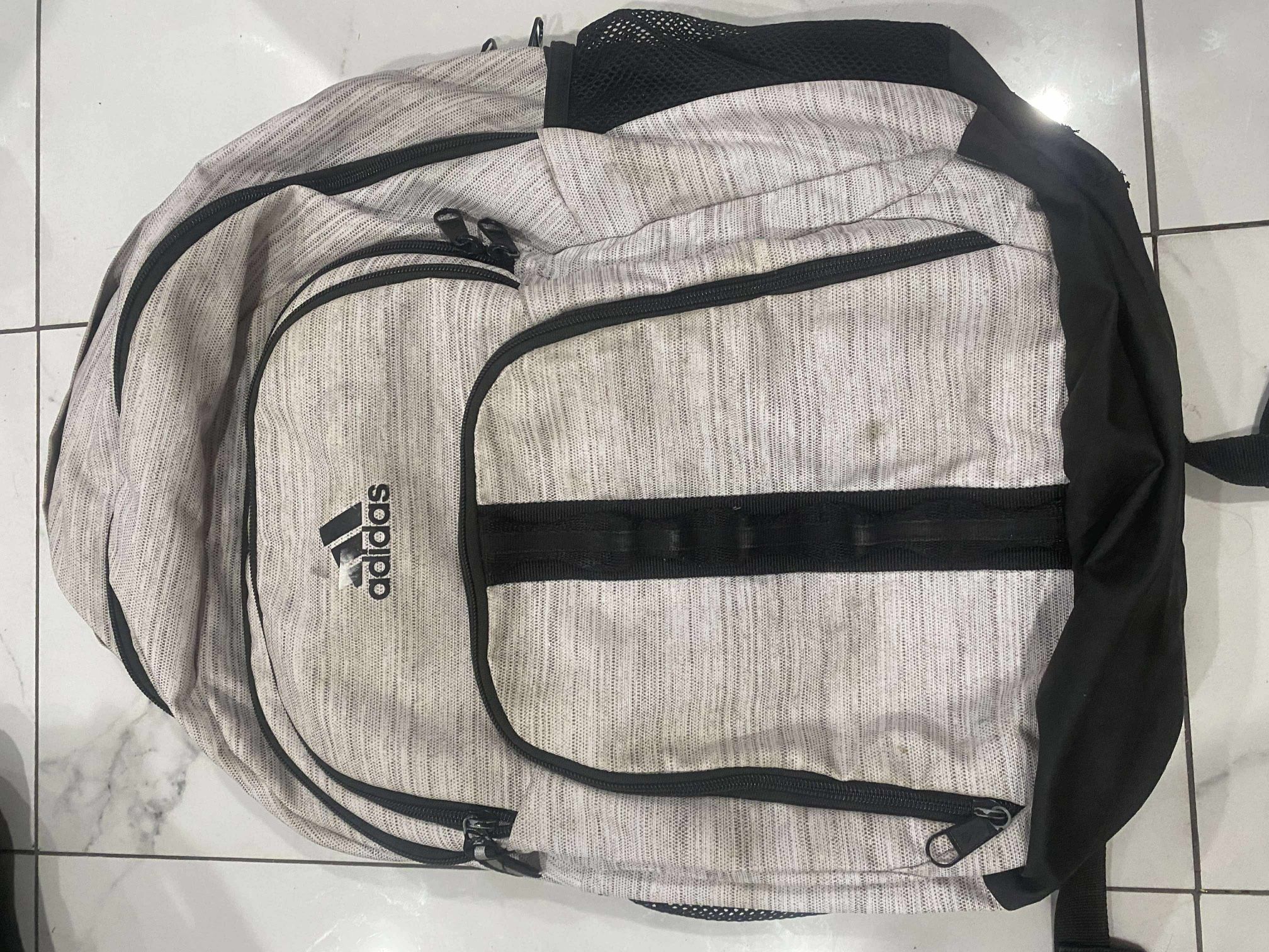 Adidas Prime 7 Backpack Two Tone White and Black