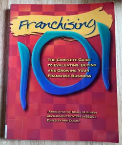Franchising 101 Book by ASBDC Ann Dugan