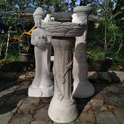 Concrete Bird Bath