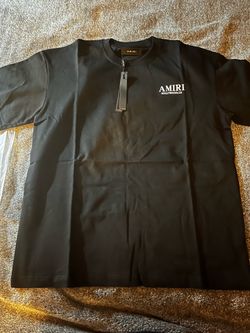 Black amiri t-shirt