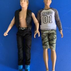 KEN AND JUSTIN BIEBER DOLLS
