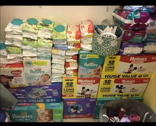 Diapers /wipes /bottles/baby monitors