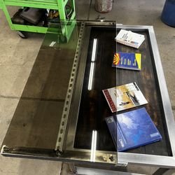 Custom Fabricated Industrial Coffee Table 
