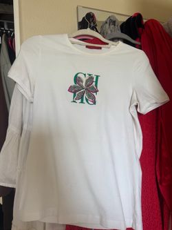 Carolina Herrera White Graphic T-Shirt