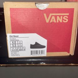 Vans Size 4 In Men Size 5.5 In Woman’s