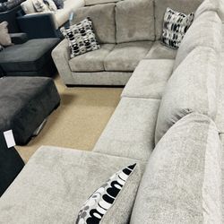 Stylish Entertainment Very nice Sectional! 