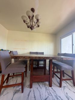 Counter Height Dining Table Set with Chairs