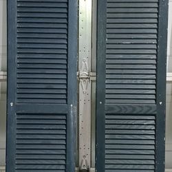 Louvered Vinyl Exterior Shutters