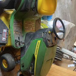 John Deere Sit Down Mower And  Toro Snow Blower 