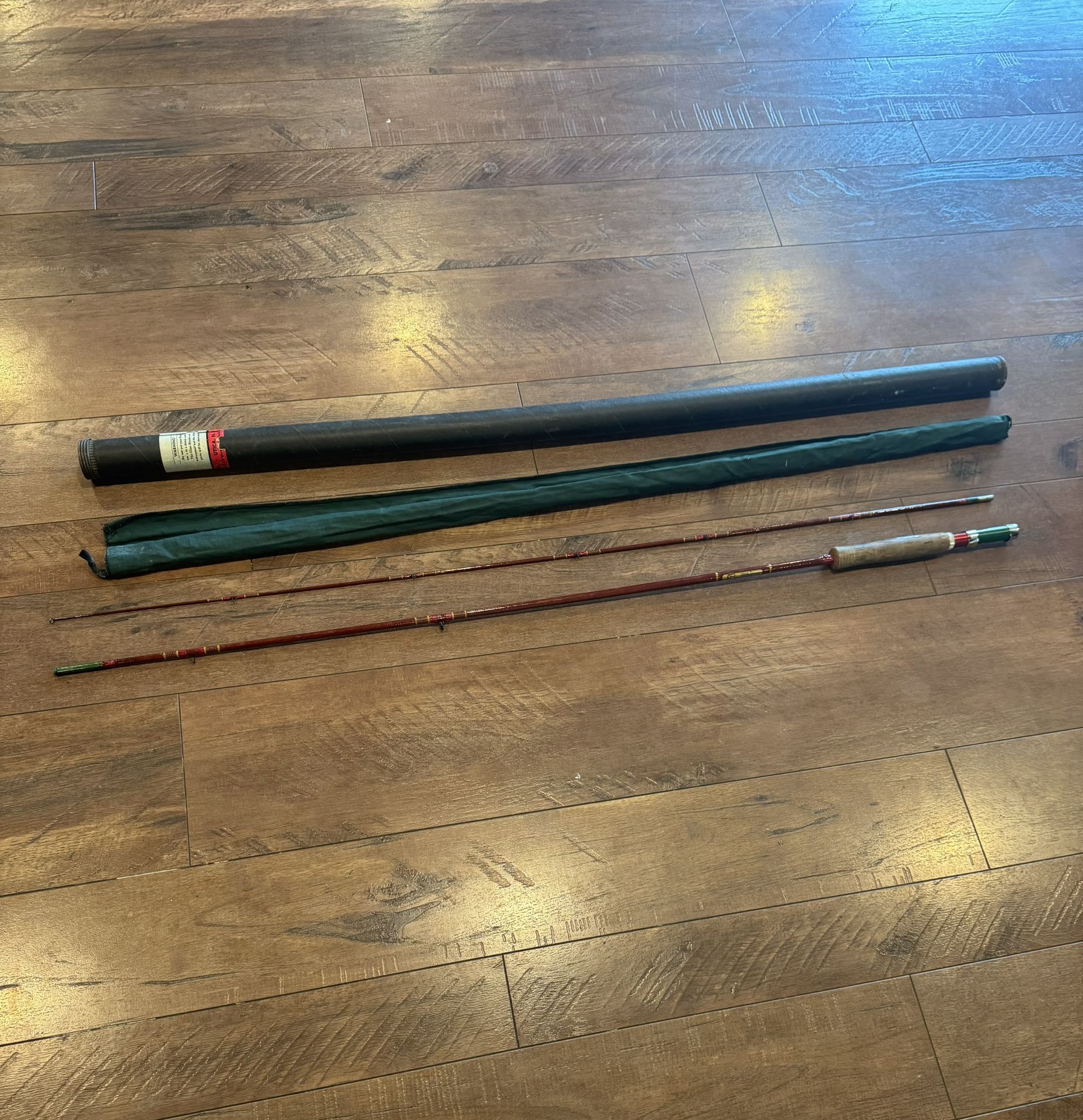 Woodsman Fly Fishing Rod and Tube