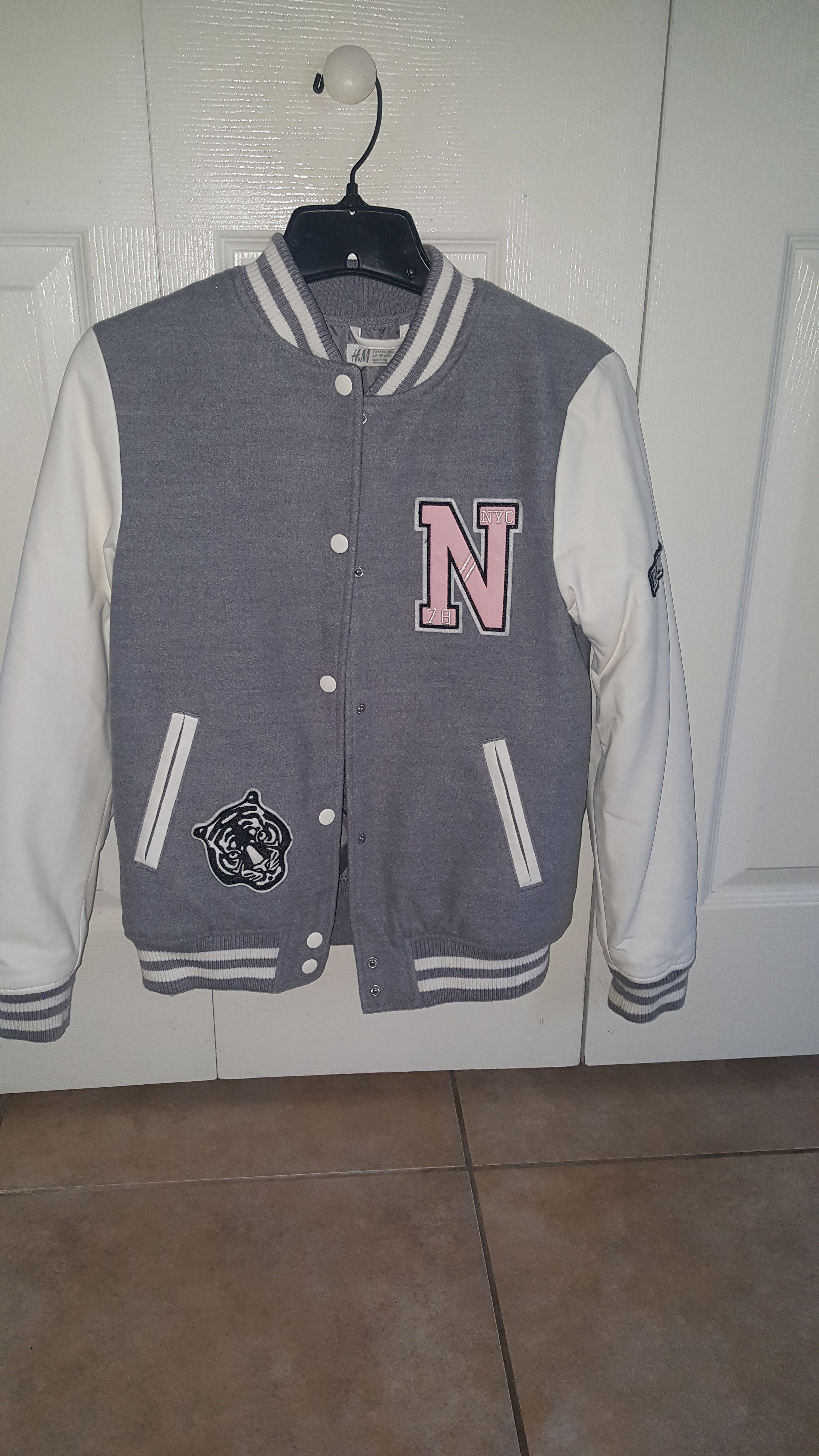 Big Girls H&M Letterman Jacket
