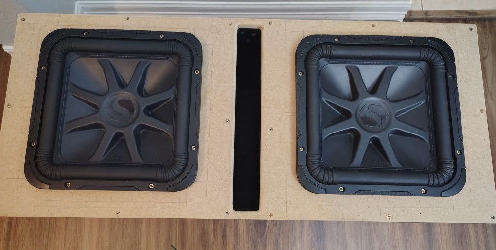 12in L7 750rms Blue Stitching