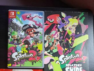 Splatoon 2 game with strategy guide