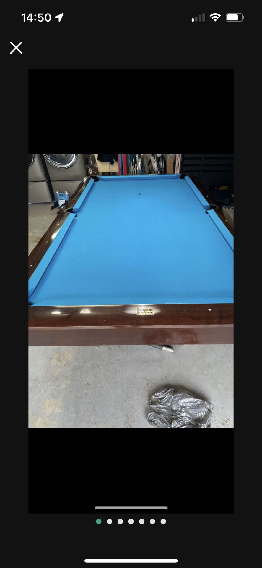 Medalist pool table by Brunswick