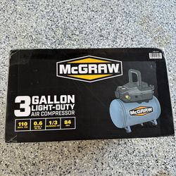 McGraw 3 gallon compressor