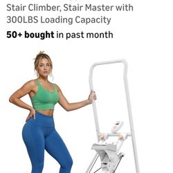 Niceday Steppers for Exercise at Home, Stair Stepper with Handlebar, Stair Climber, Stair Master with 300LBS Loading Capacity
